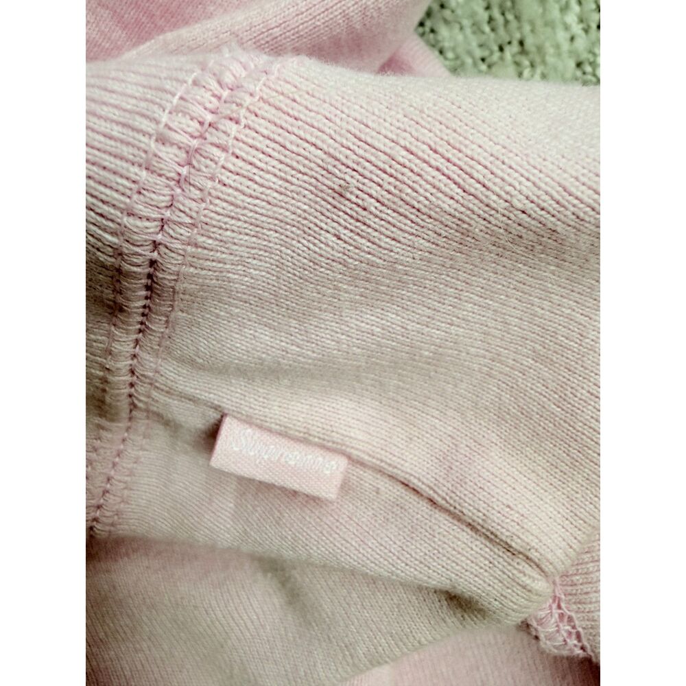 Supreme Pink Box Logo Hoodie Sweatshirt | Made in Canada | Pullover Hoodie Med - Picture 4 of 6